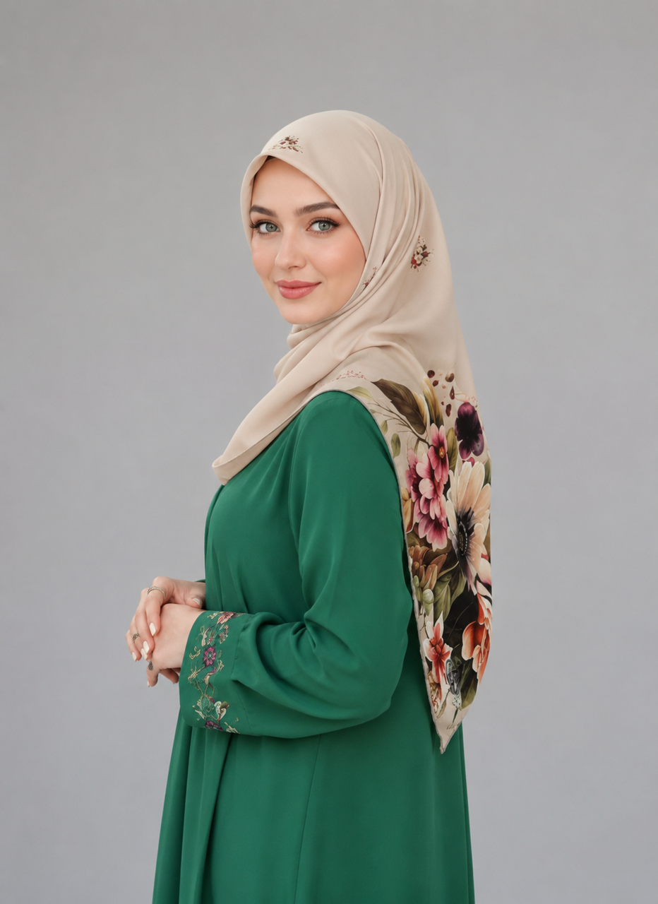 روسری نخی قواره 140 سی تو کد X2470