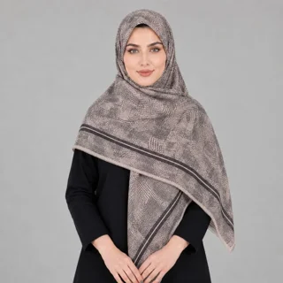 روسری پلیسه قواره ۱۲۰ کد A04