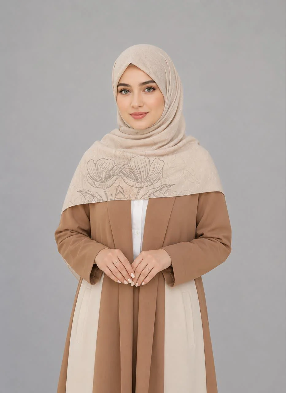 روسری نخی قواره 140 سی تو کد X41