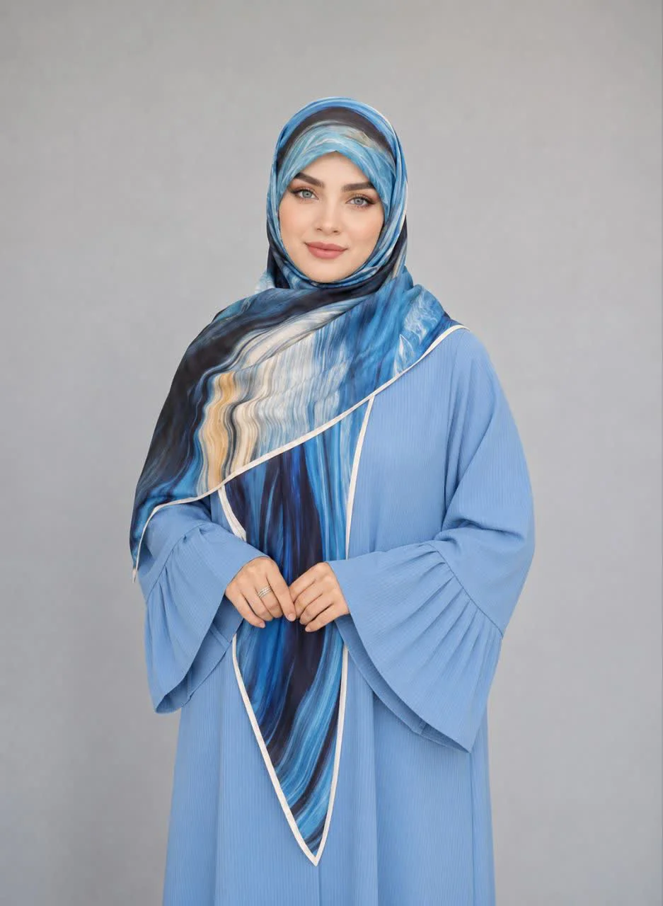 روسری نخی قواره 140 سی تو کد X307